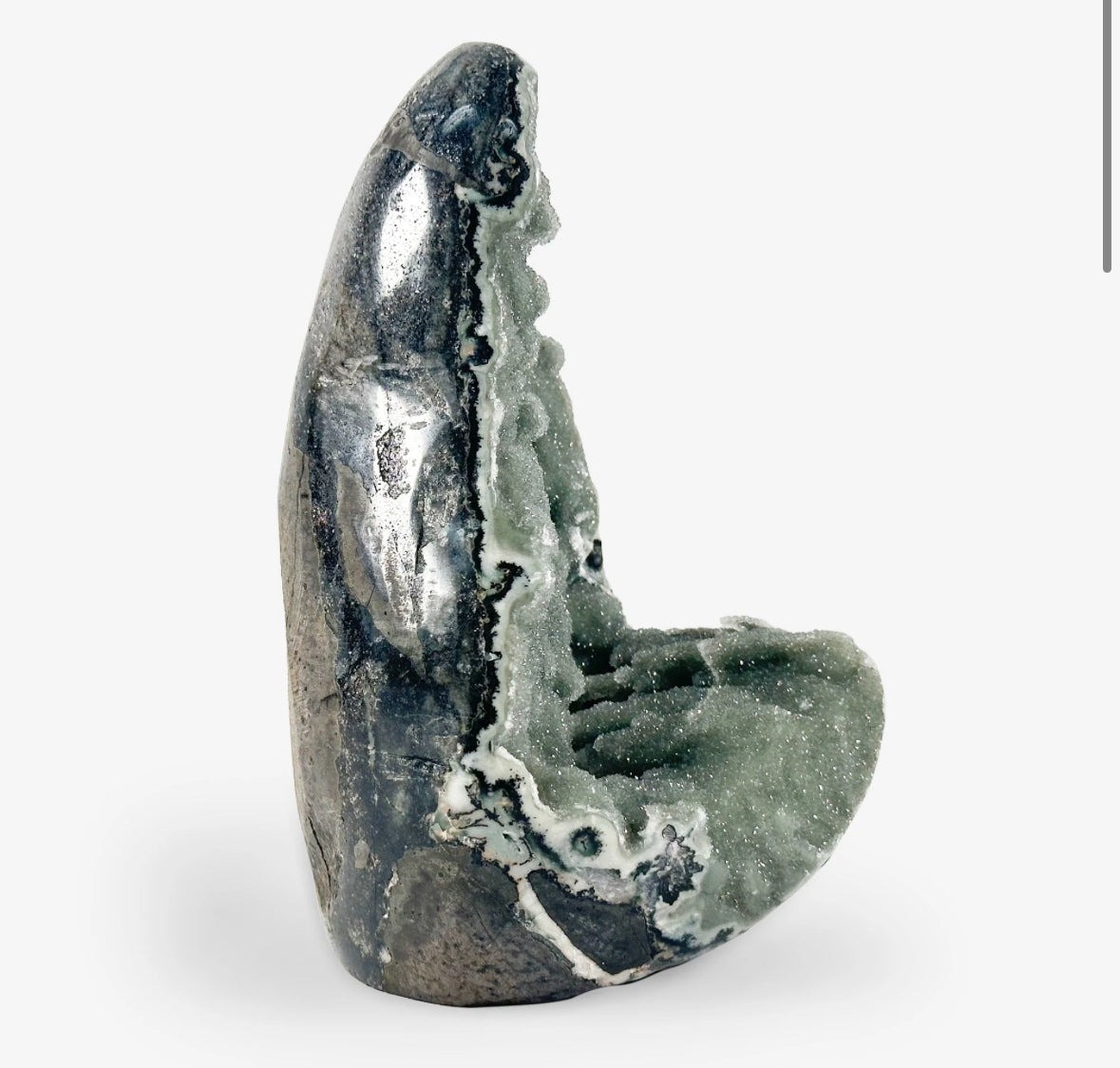 Natural Black Amethyst Geode