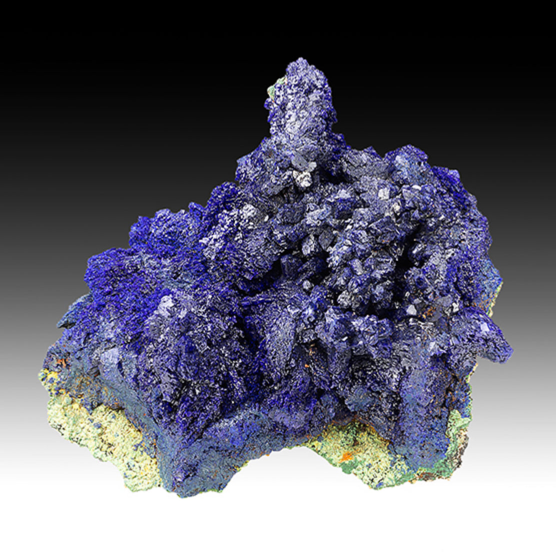 Azurite with Malachite (small-cabinet)
