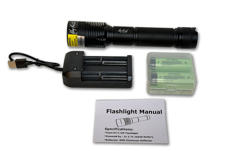 Twist Shortwave UV-C LED Flashlight