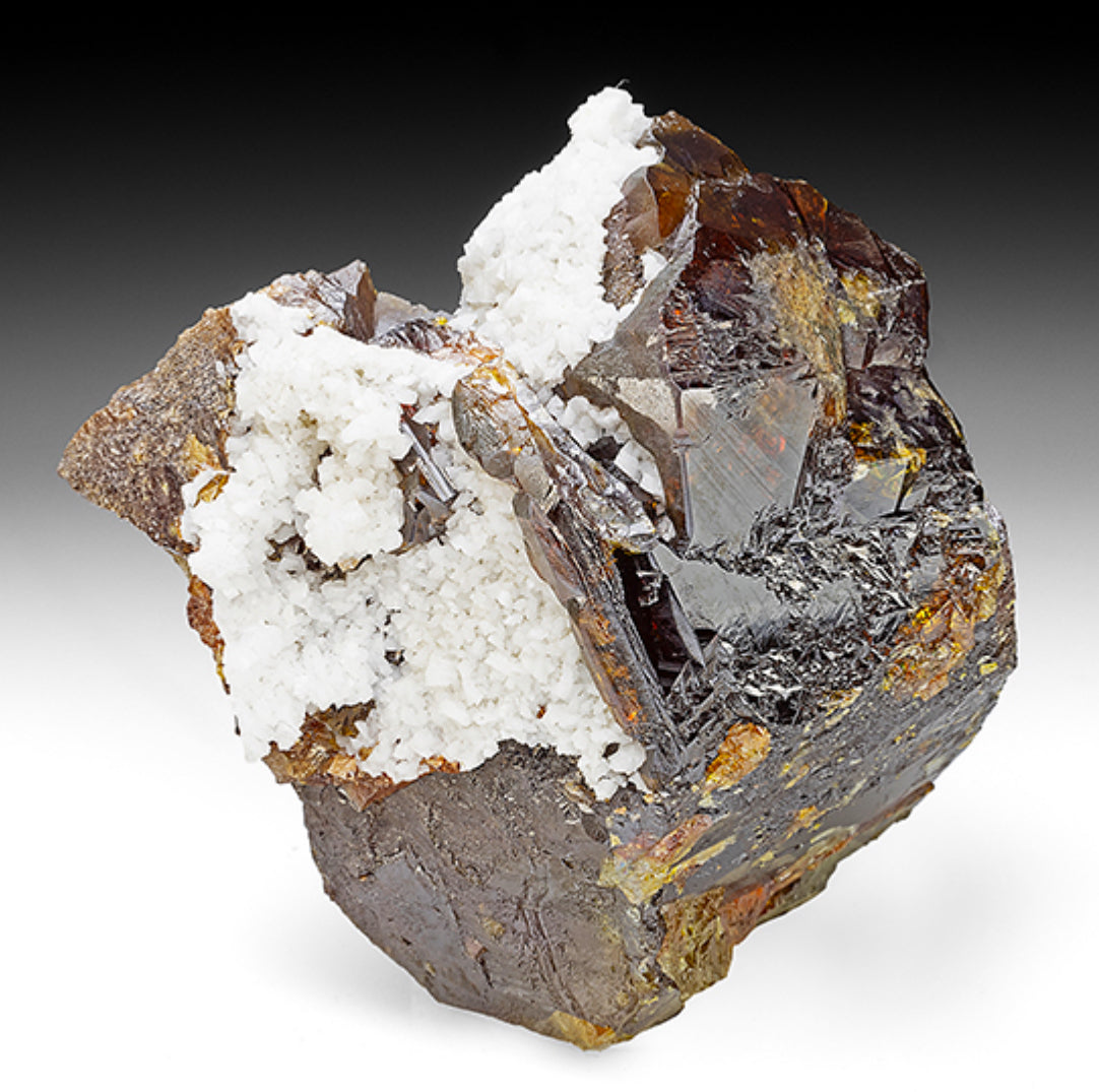 Sphalerite with Dolomite (small-cabinet)