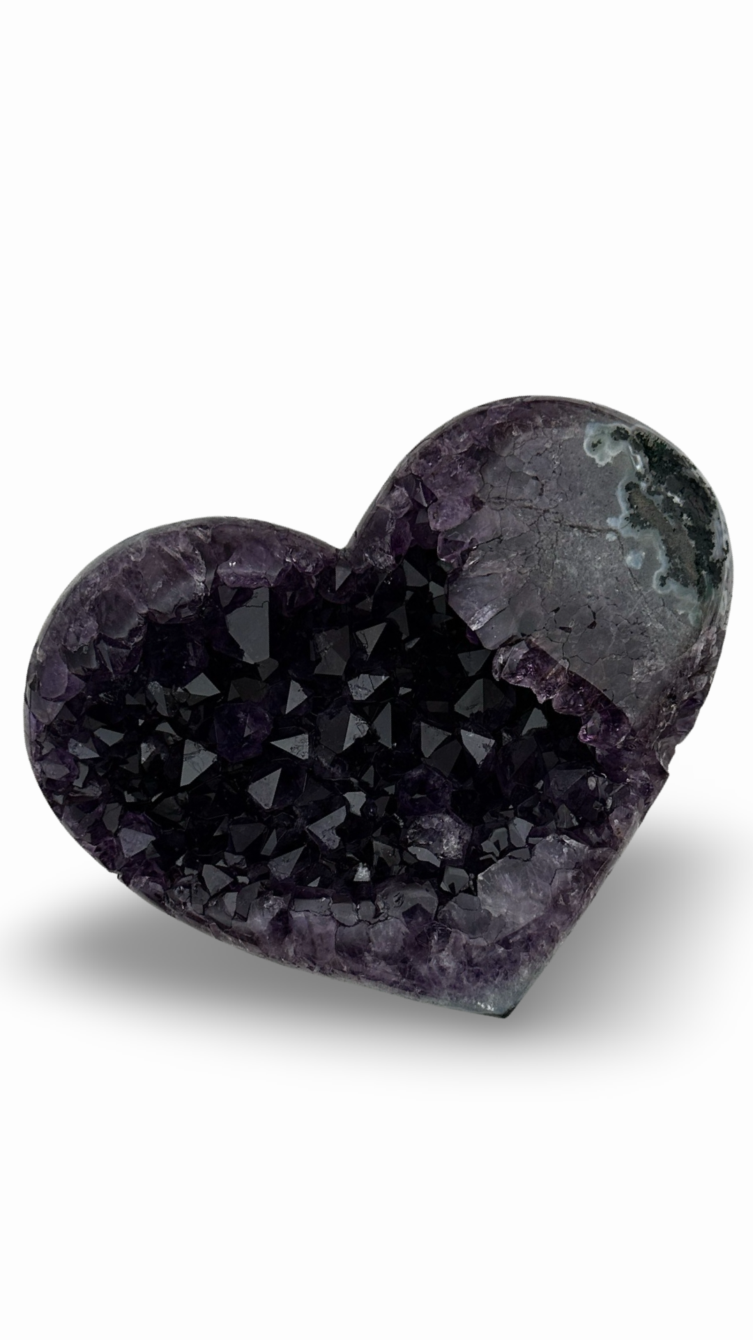 Large Uruguayan Amethyst Heart