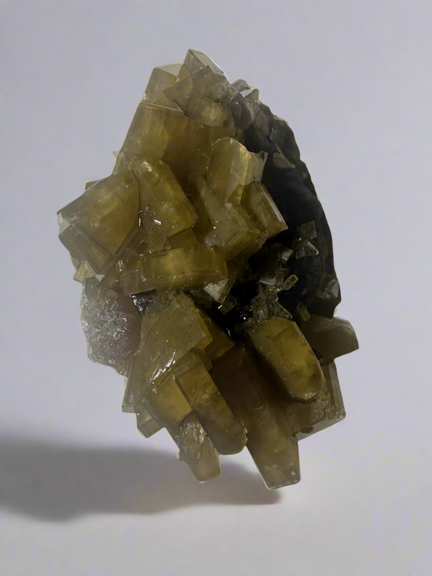 Barite and Fluorite (large-cabinet)