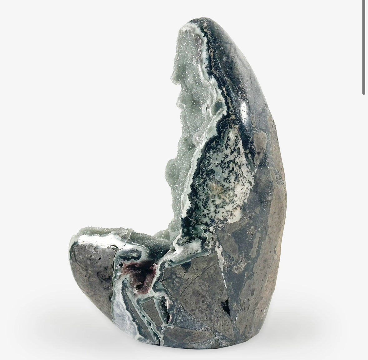 Natural Black Amethyst Geode