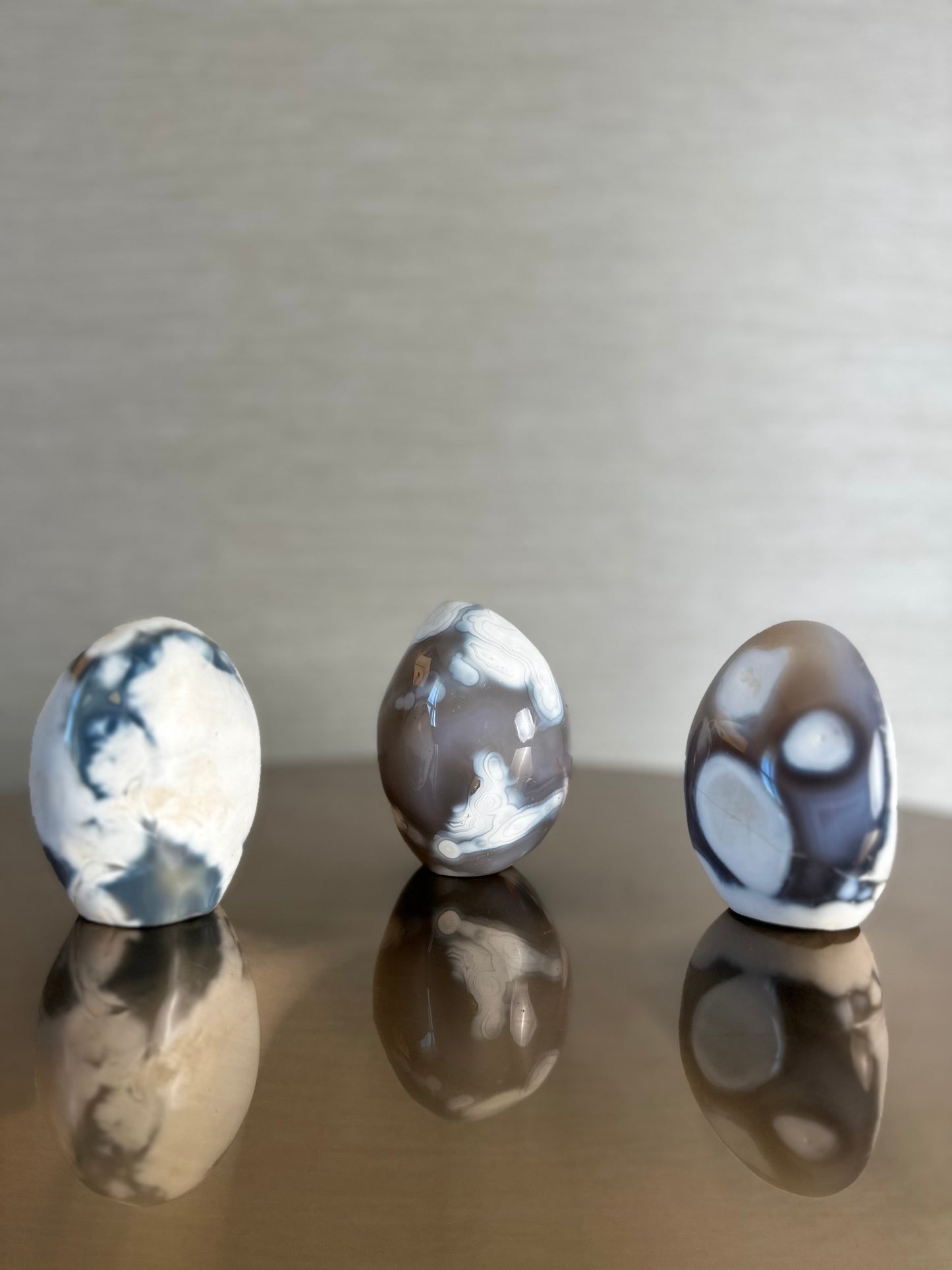 Orca Agate Freeforms