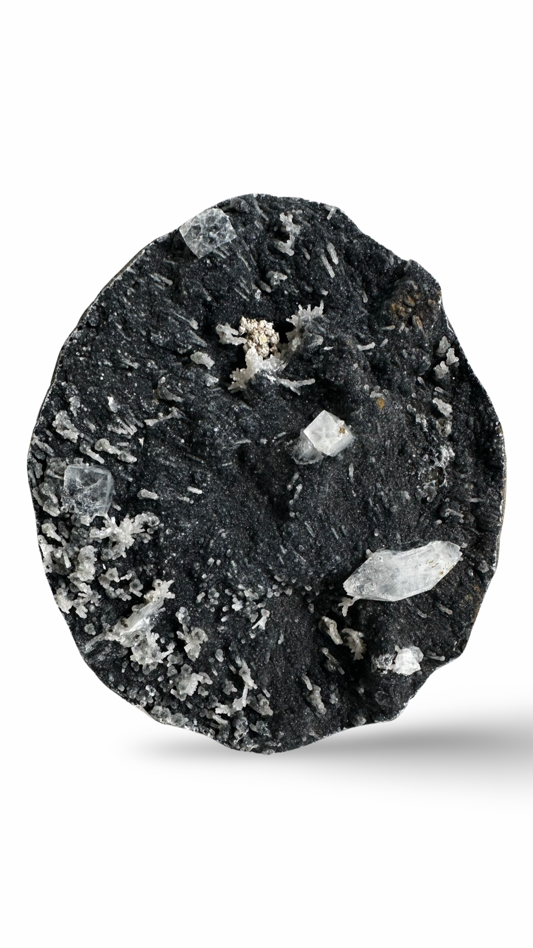 Gyrolite & Chalcedony Mineral Specimen