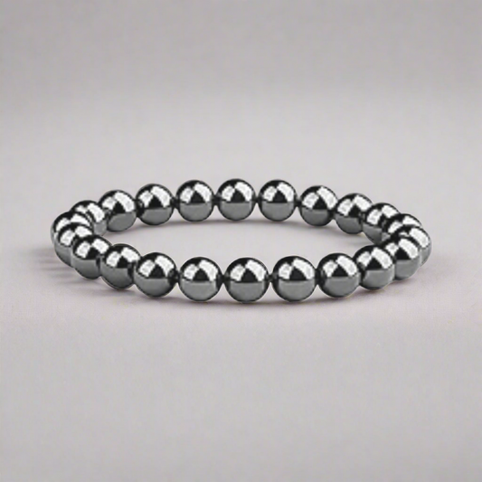 Hematite Beaded Bracelet