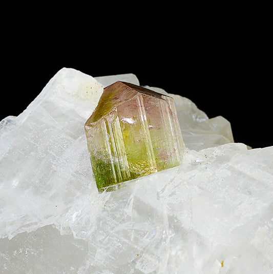 Elbaite with Quartz, Stak Nala, Skardu, Baltistan, Gilgit-Baltistan, Pakistan