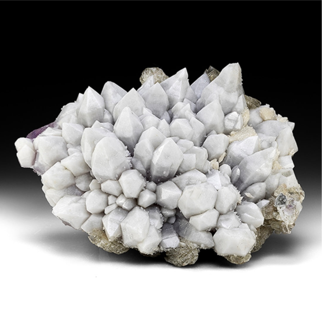 Quartz with Barite, Level 2, Los Remedios Mine, Taxco, Guerrero, Mexico