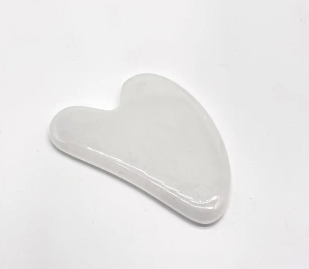 Clear Quartz Roller & Gua Sha Set