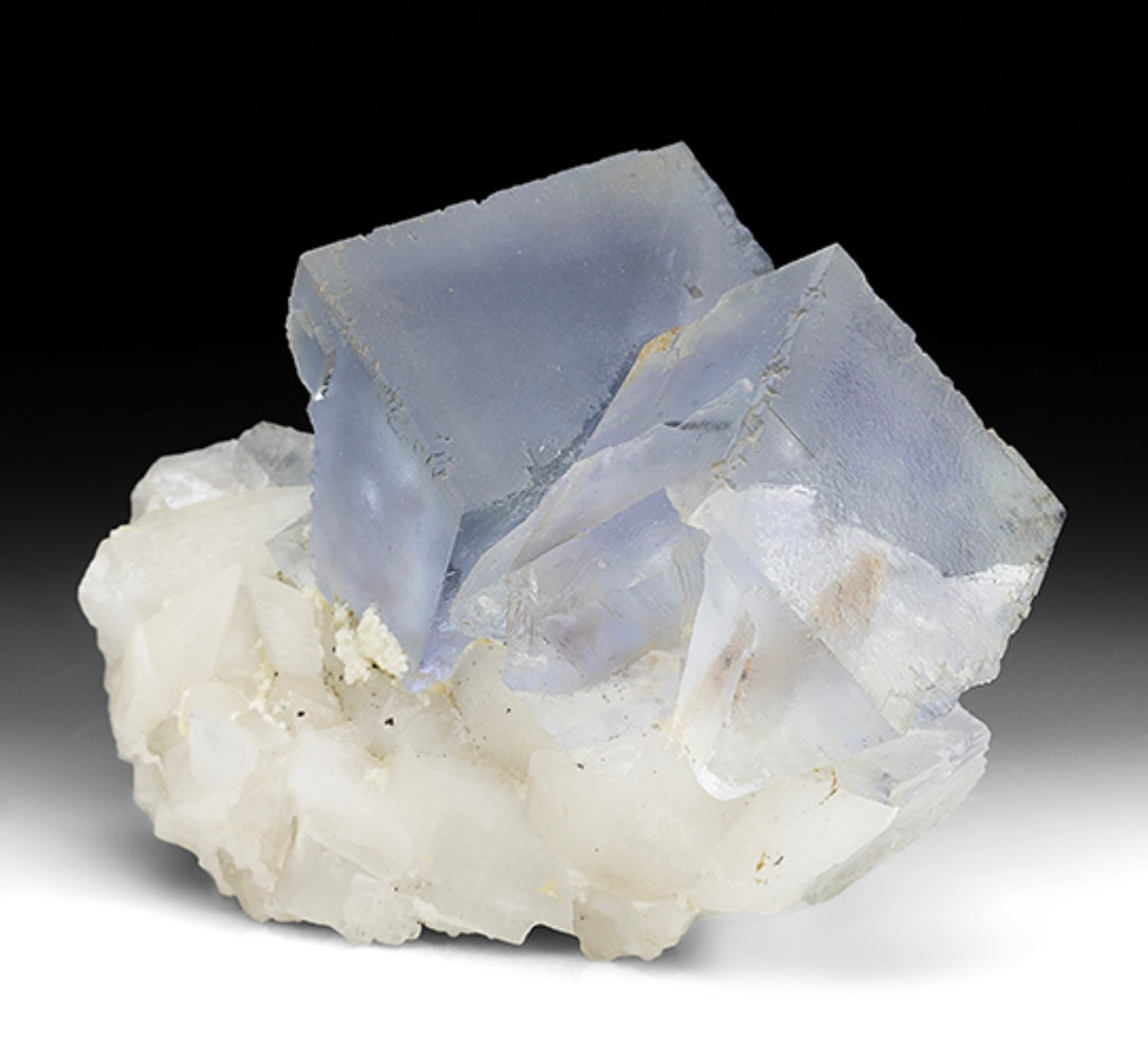 Fluorite with Calcite