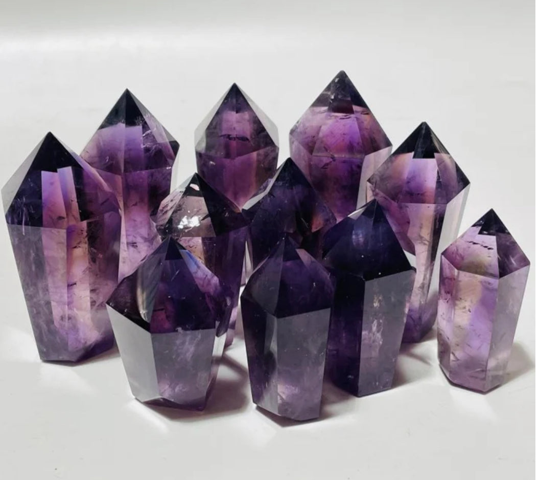 Deep Purple Amethyst Point