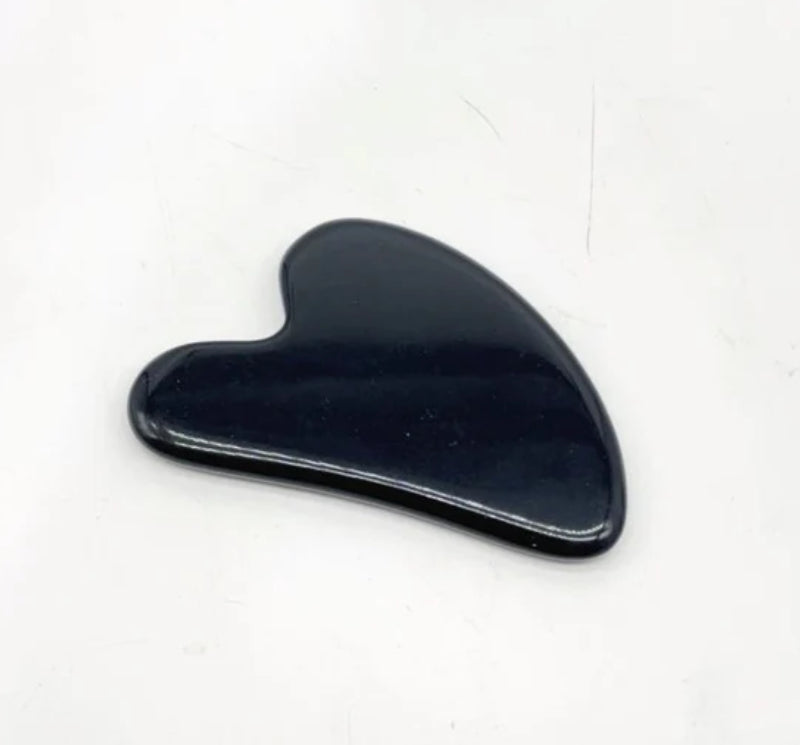 Black Obsidian Roller & Gua Sha Set