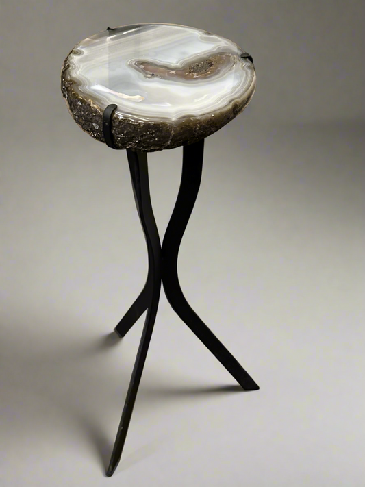 Banded Agate Side Table