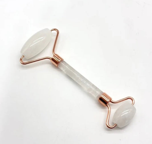 Clear Quartz Roller & Gua Sha Set