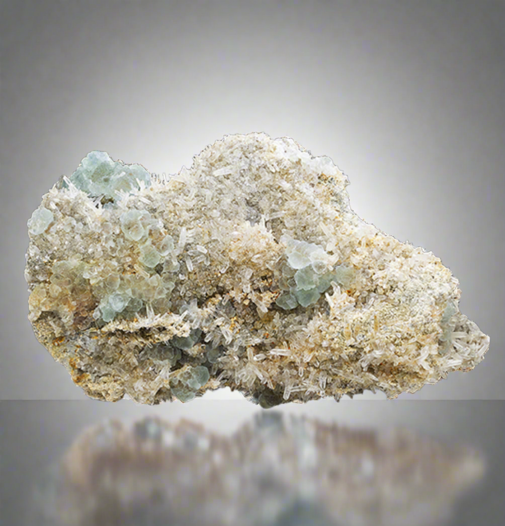 Fluorite with Quartz, Okorusu Mine, Otjiwarongo,
Otjozondjupa, Namibia