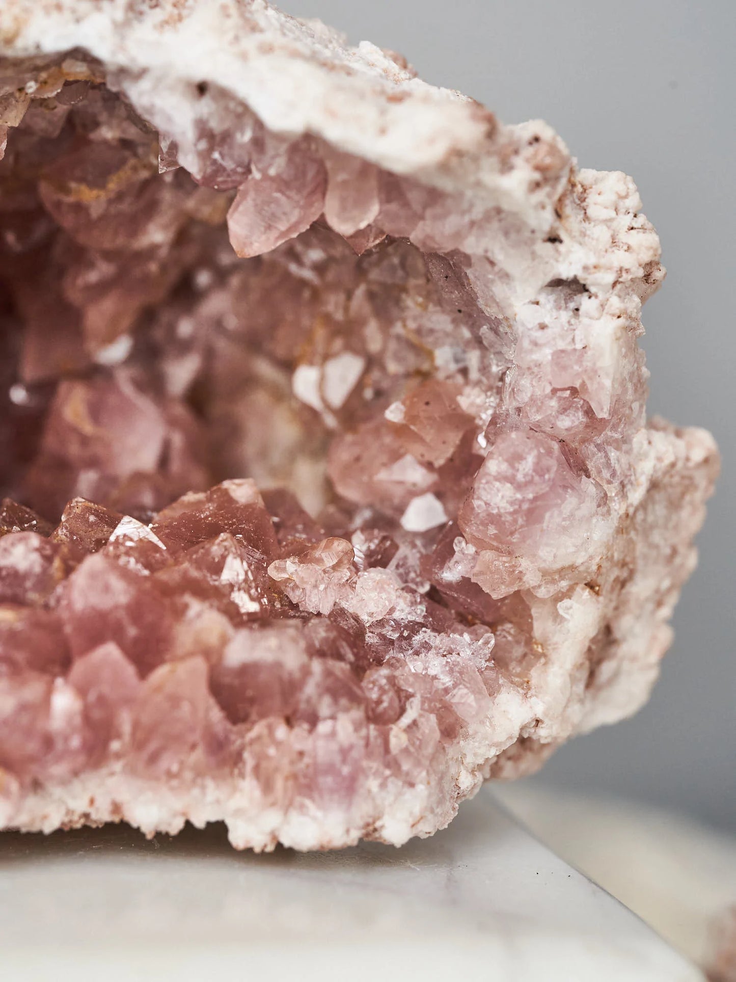 Pink Amethyst Geode